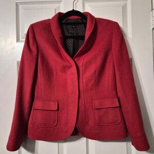 Women's Red Blazer Jacket